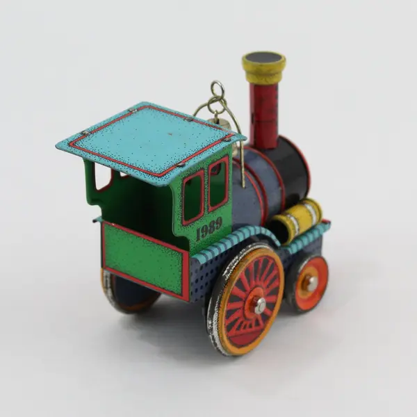 1989 Hallmark Tin Locomotive 8th & Last in Series Train Keepsake Ornament