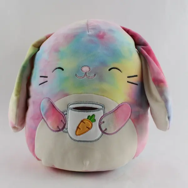 Squishmallows Candy the Tie-Dye Floppy Eared Bunny 12" Plush 