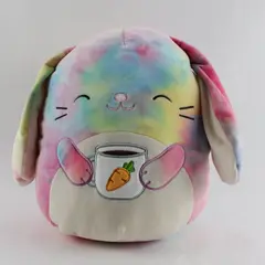 Squishmallows Candy the Tie-Dye Floppy Eared Bunny 12" Plush 
