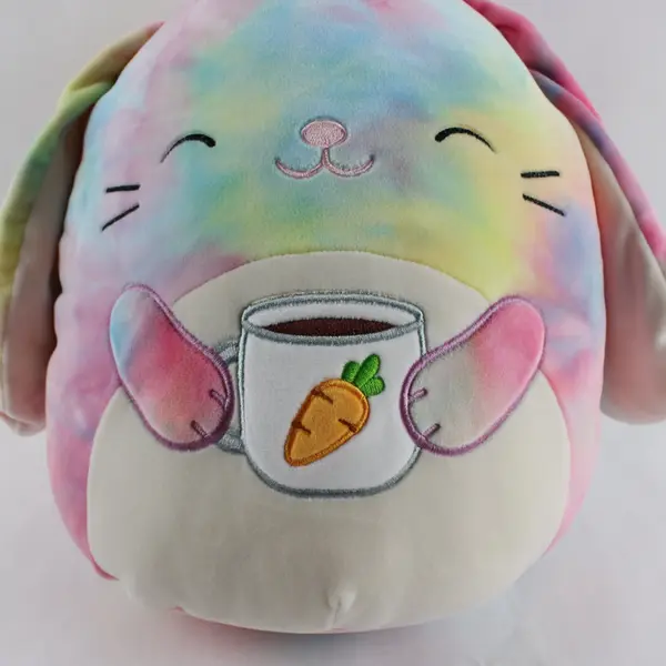 Squishmallows Candy the Tie-Dye Floppy Eared Bunny 12" Plush 