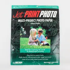 Jet Print Photo Paper Gloss Finish 20 Sheets 8.5x11 07033-0