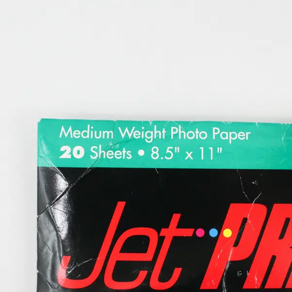 Jet Print Photo Paper Gloss Finish 20 Sheets 8.5x11 07033-0