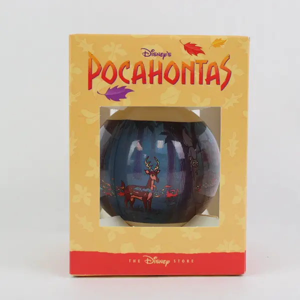 Disney Store Pocahontas Glass Ball Ornament 1995