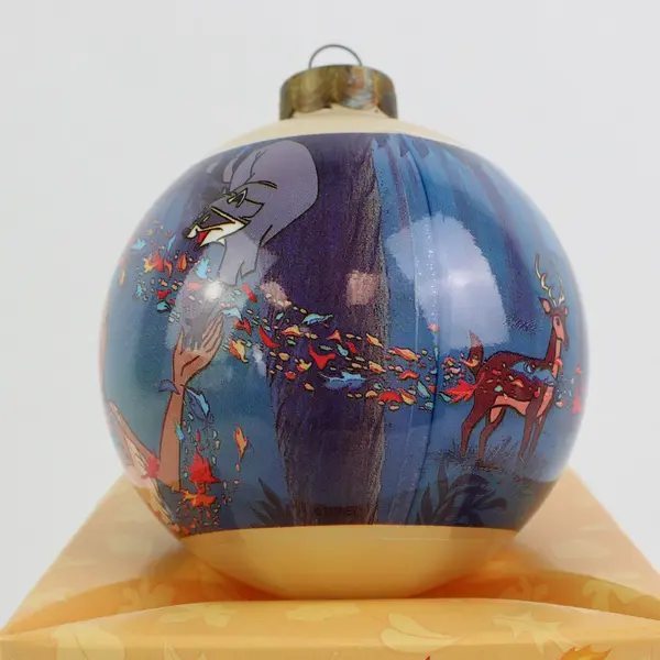 Disney Store Pocahontas Glass Ball Ornament 1995