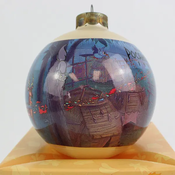 Disney Store Pocahontas Glass Ball Ornament 1995