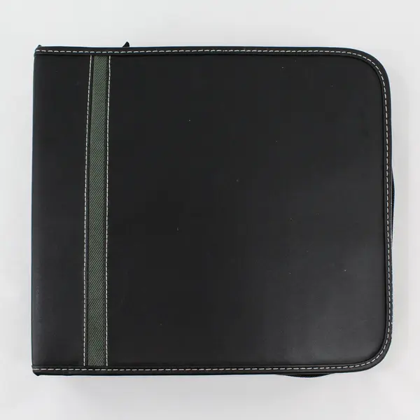 FORAY Black Zippered CD Storage Case Holds 180 CDs