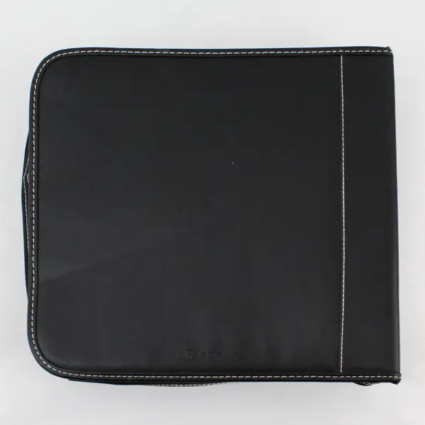 FORAY Black Zippered CD Storage Case Holds 180 CDs