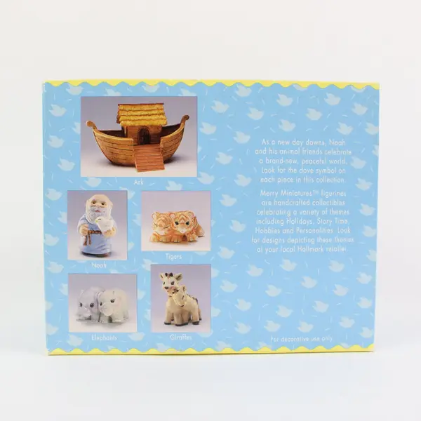 Hallmark Merry Miniatures Noah and Friends Figurine Set New Open Box