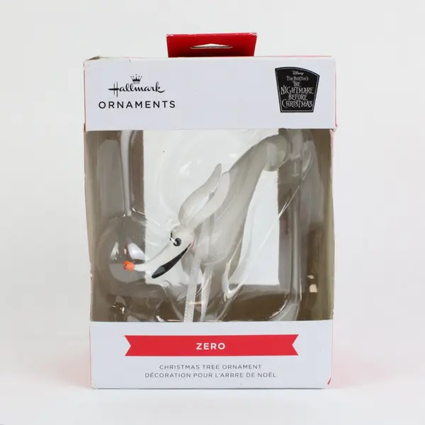 Hallmark Nightmare Before Christmas Zero Ornament Disney NIB