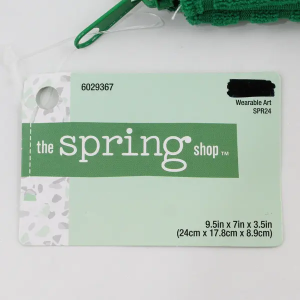 The Spring Shop Green Fabric Cosmetic Bag, New #HL9195013 