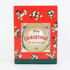 Disney Store 1995 Christmas at Our House Pooh & Friends Glass Ornament 12677
