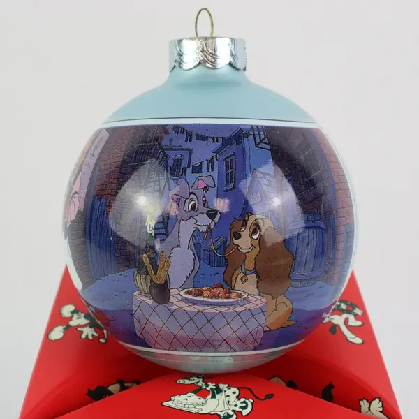 Disney Store 1995 Christmas at Our House Lady & the Tramp Ornament