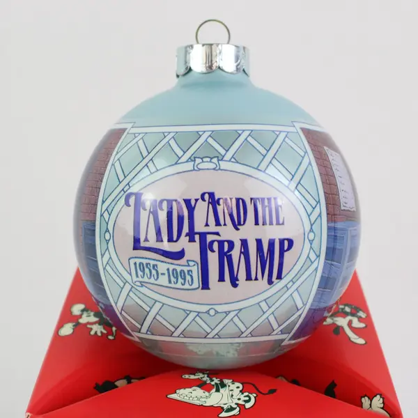 Disney Store 1995 Christmas at Our House Lady & the Tramp Ornament