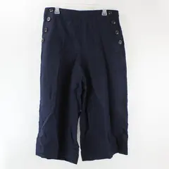 Ann Taylor Button Accent Navy Blue Culottes Women's Size 14 