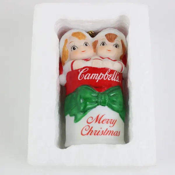 Campbell's Soup Kids In a Can Ornament New in Box Holiday Collectible