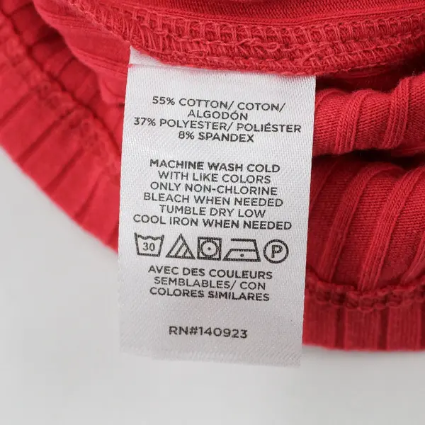 NWT LOFT Red-Pink Ribbed Off-The-Shoulder Top Women's Large