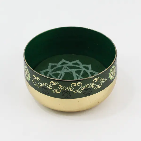 Tibetan Brass Singing Bowl Buddhist Prayer Instrument Meditation Sound 5" Round 