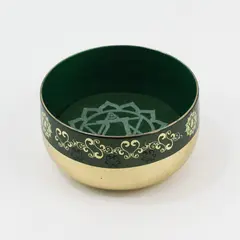Tibetan Brass Singing Bowl Buddhist Prayer Instrument Meditation Sound 5" Round 