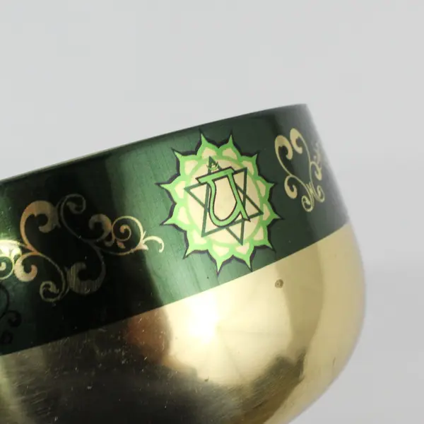 Tibetan Brass Singing Bowl Buddhist Prayer Instrument Meditation Sound 5" Round 