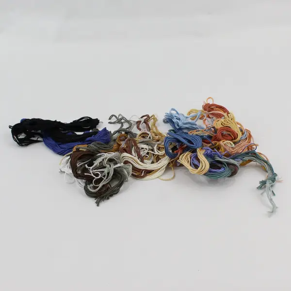 Assorted Pre-Owned Embroidery Floss on Paper Cards Cross Stitch Lot