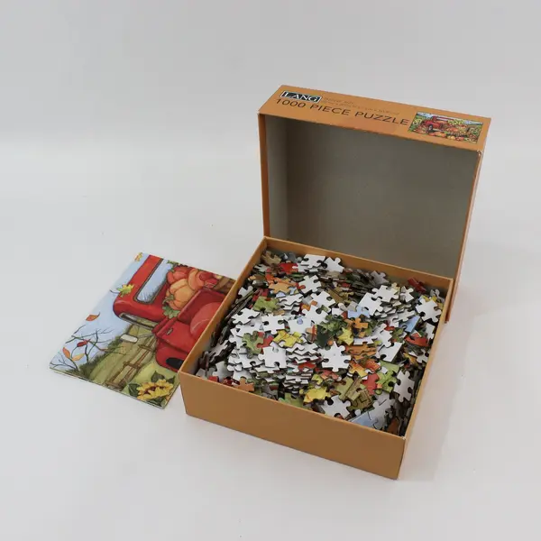 Lang Harvest Truck Susan Winget 1000 Piece Puzzle 2021 #5038048