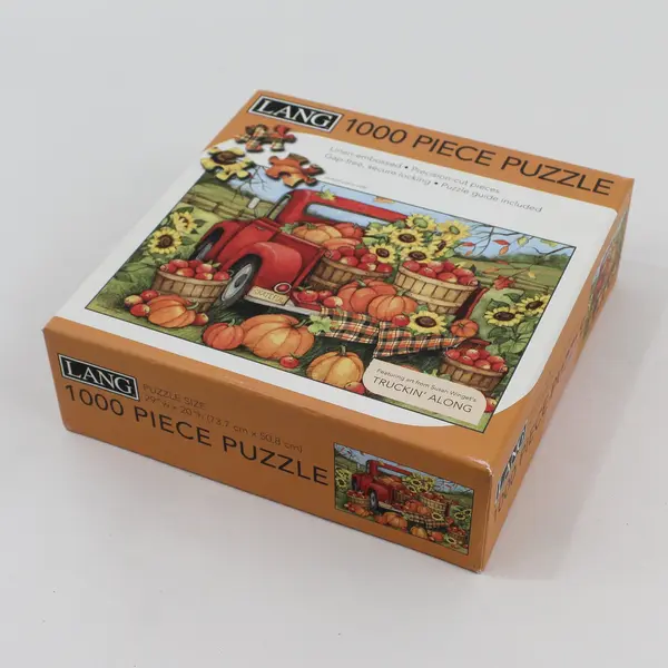 Lang Harvest Truck Susan Winget 1000 Piece Puzzle 2021 #5038048