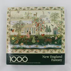 Vintage Springbok New England Fantasy 1000 Pc Jigsaw Puzzle #PZL6104 Complete