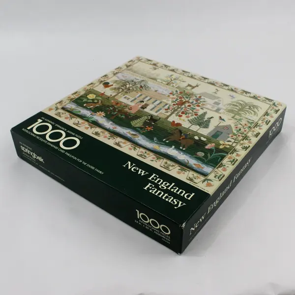 Vintage Springbok New England Fantasy 1000 Pc Jigsaw Puzzle #PZL6104 Complete