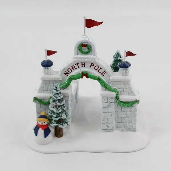 1993 Dept 56 Heritage Village North Pole Gate 56324