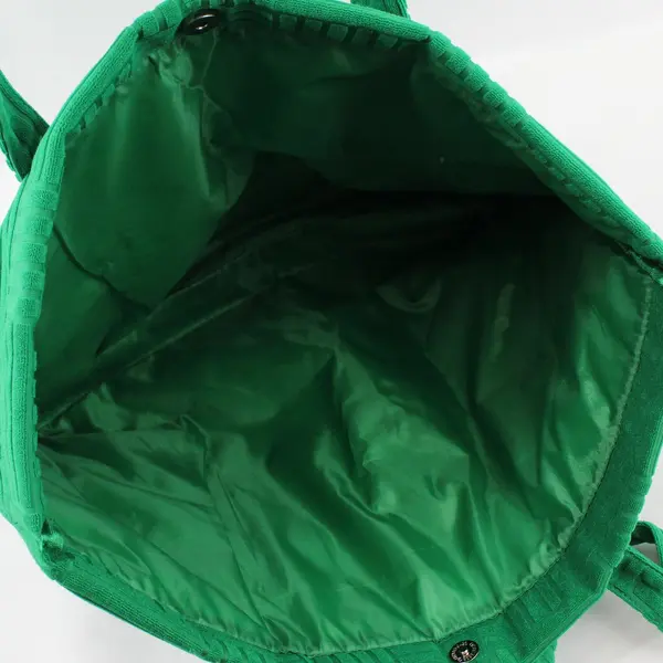 Textured Green Tote Bag 21in Large Women's Carryall