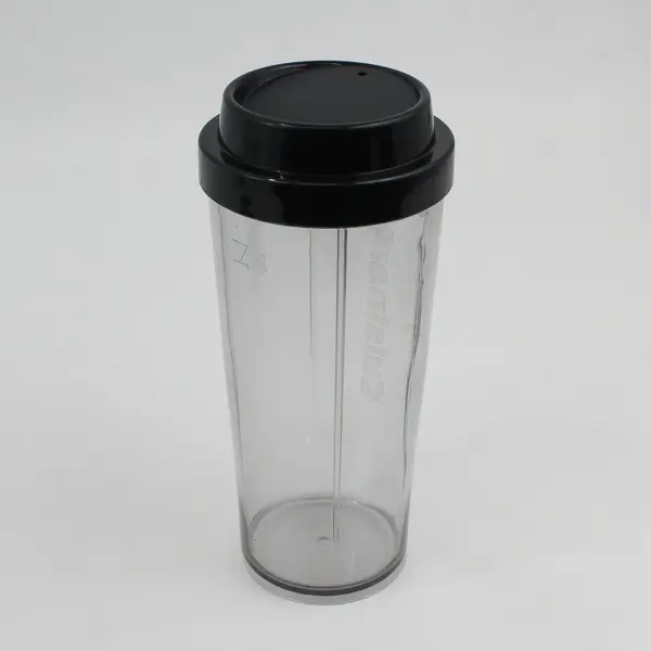 Lot of 2 Cuisinart CPB-300 Blender Cups with Lids and Blade