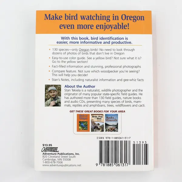 Birds of Oregon Field Guide Stan Tekiela 2001 Trade Paperback