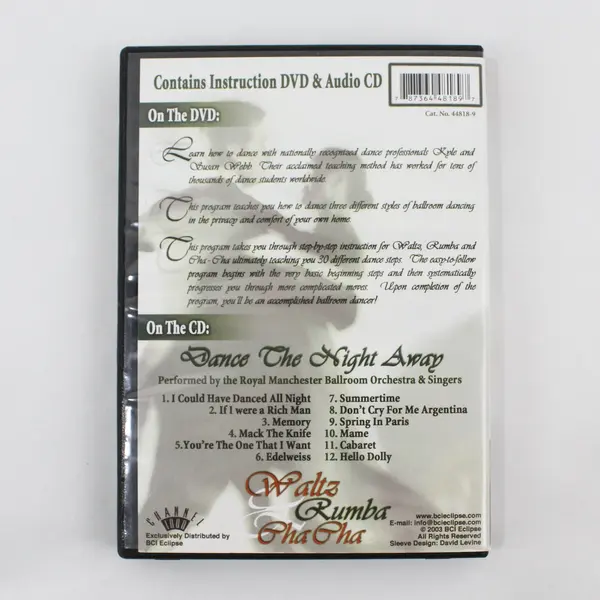 Invitation to Dance Ballroom Kyle & Susan Webb DVD/CD Waltz Rumba Cha Cha