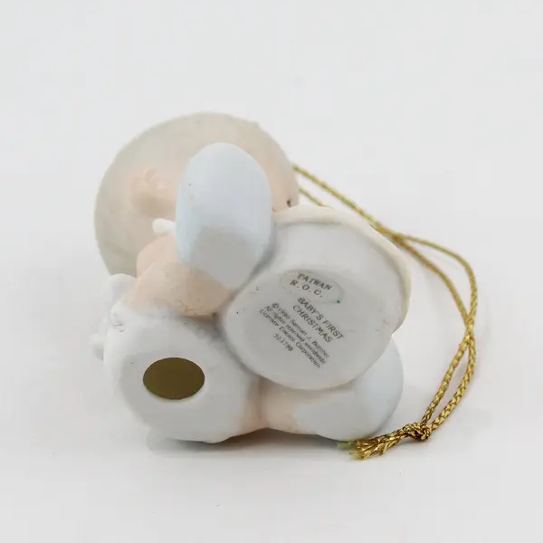 Precious Moments 523798 Baby's First Christmas 1990 Ornament