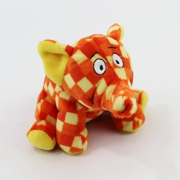 Disney Gund Heffalump Woozle Orange Yellow Patchwork Plush Elephant