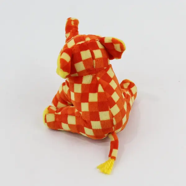 Disney Gund Heffalump Woozle Orange Yellow Patchwork Plush Elephant