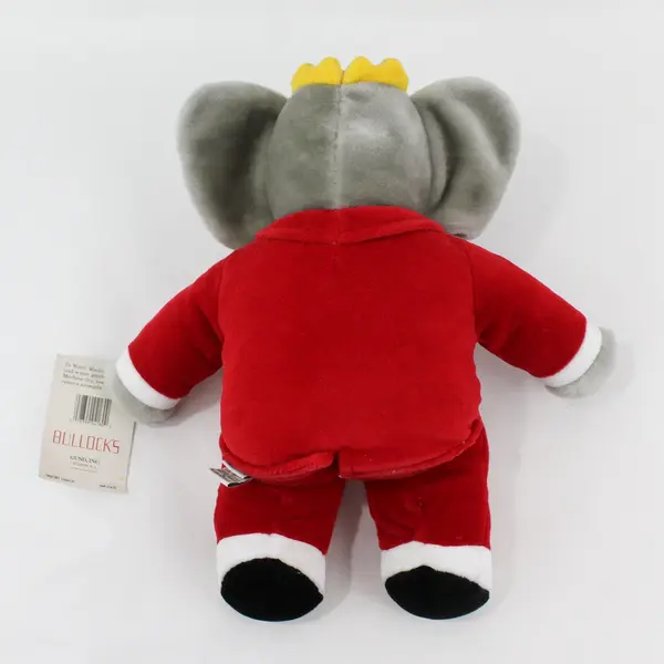 Gund Babar Elephant Plush Red Suit Crown Vintage Stuffed Animal