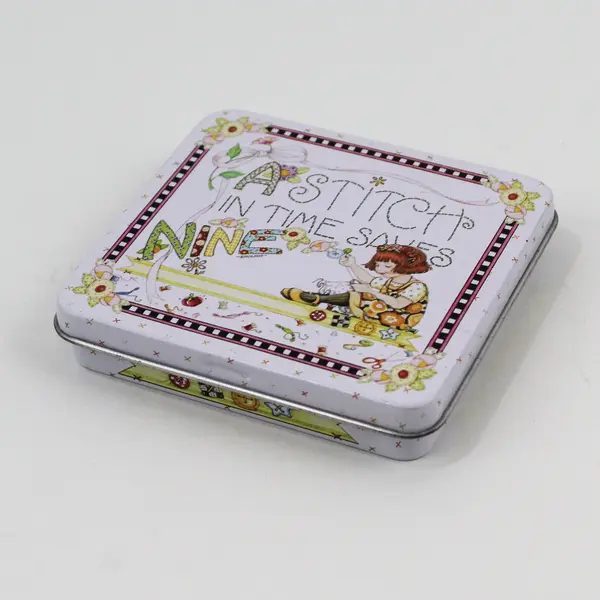 Mary Engelbreit A Stitch in Time Saves Nine Decorative Sewing Tin