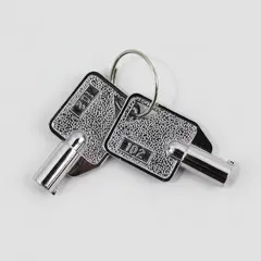 Lot of 2 Tubular Barrel Cabinet Lock Keys 102
