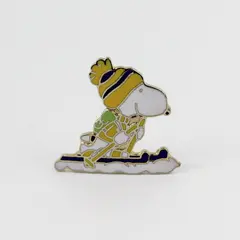 AVIVA Peanuts Snoopy the Skier Enamel Pin Collectible