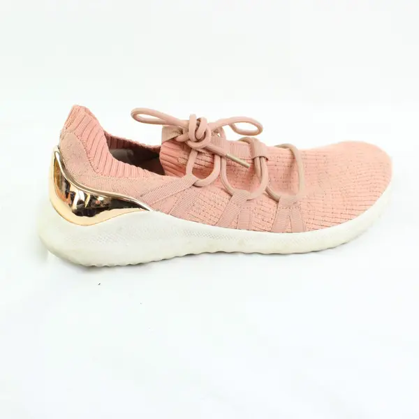 Aetrex Dani Women's Heel Sneaker Blush Pink Metallic Gold Est Size 11