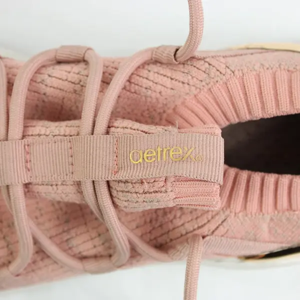 Aetrex Dani Women's Heel Sneaker Blush Pink Metallic Gold Est Size 11