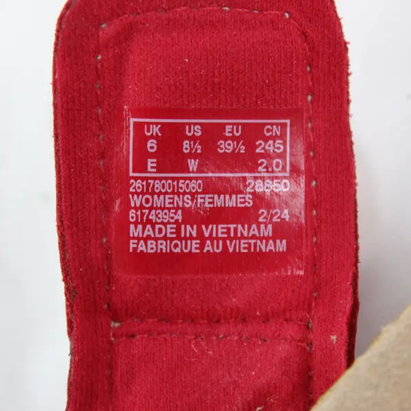Clarks Ultimate Comfort Red Suede Slide Sandals Womens US 8.5