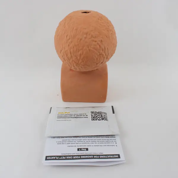 Bob Ross Chia Pet Decorative Pottery Planter CP493-01 New