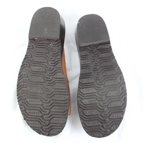 Earth Shoe Gelron 2000 Brown Leather Sandals Women's US 9.5