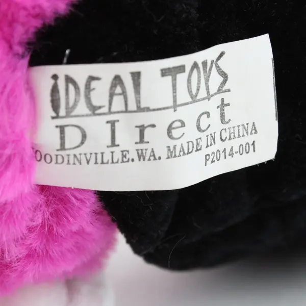 Ideal Toys Direct Pink White Platypus Plush Toy 10in Used