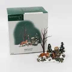 1998 Dept 56 Village  Accessory Foxes In The Forest 52744