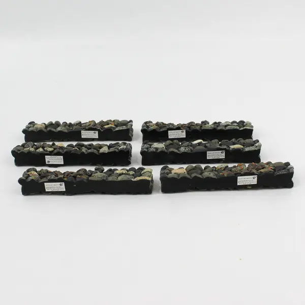 1998 Dept 56 Village Accessory Fieldstone Wall 6 piece set 52717