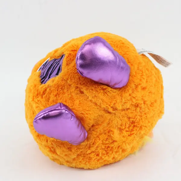 Misfittens Orange Cat Plush Basic Fun 2023 Purple Tie Stuffed Animal