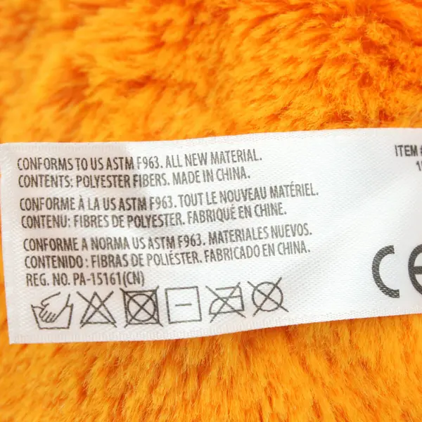 Misfittens Orange Cat Plush Basic Fun 2023 Purple Tie Stuffed Animal